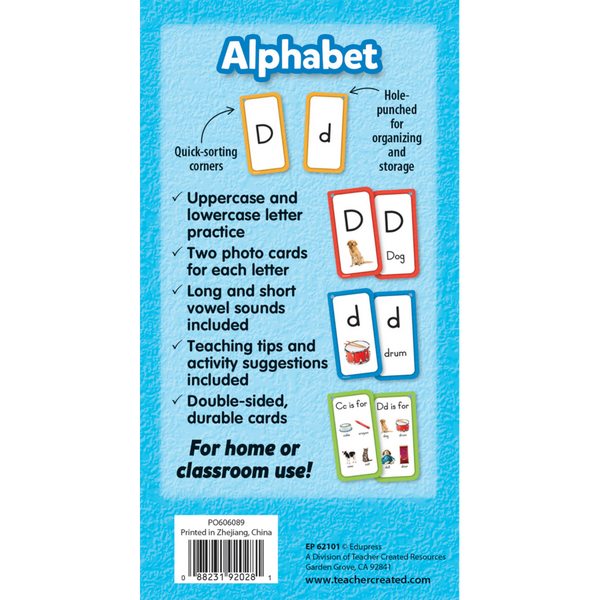 Teacher Created Alphabet Flash Cards Deluxe Set (TCR 62101)
