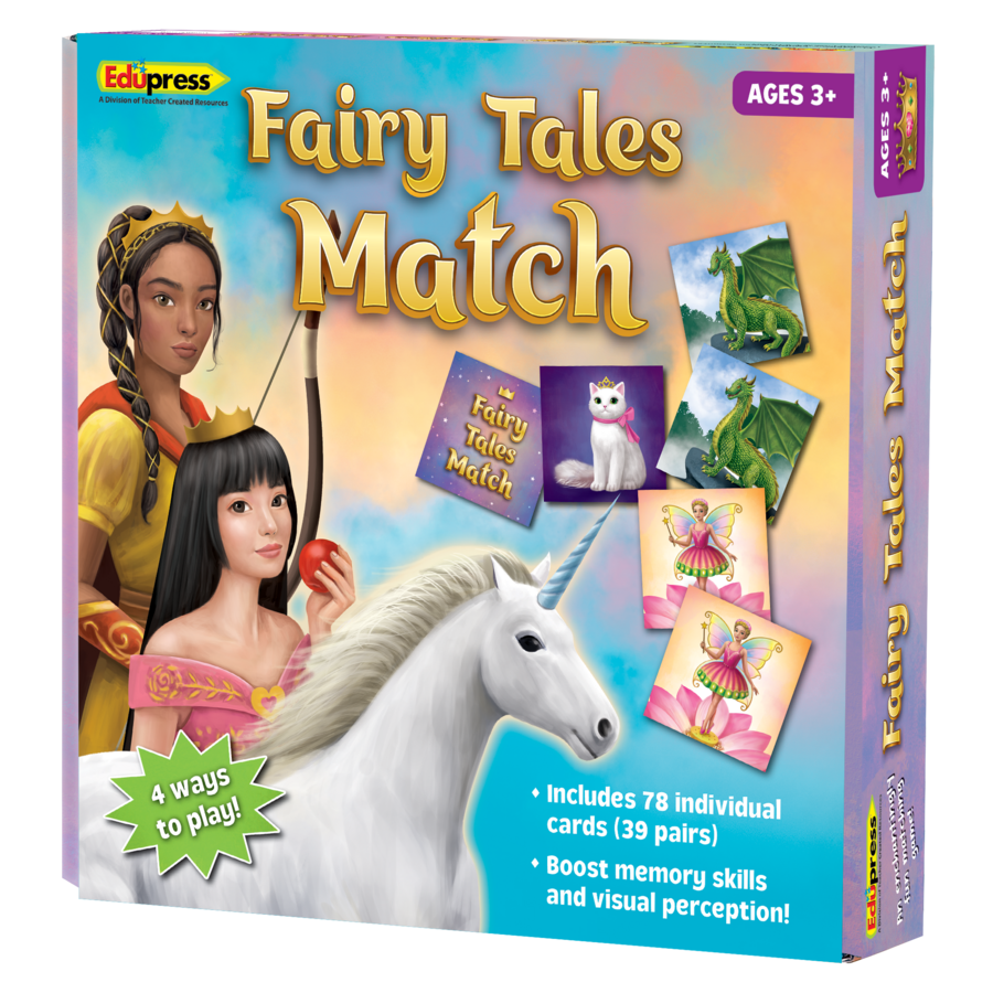 Teacher Created Resources Fairy Tales Match Game (TCR 63282)