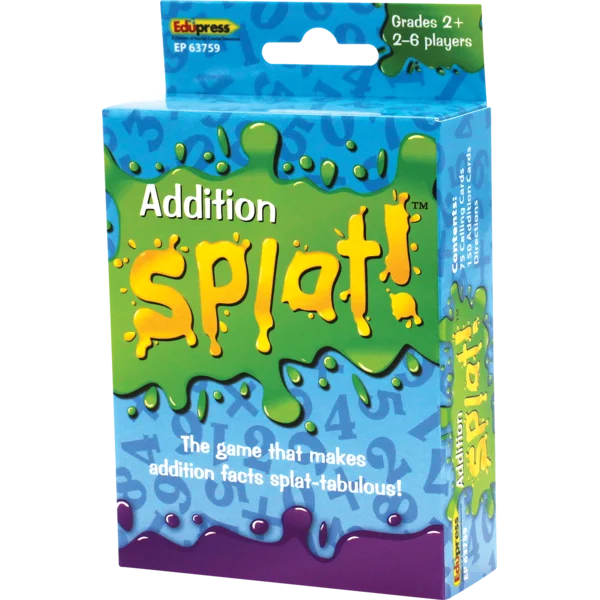 Teacher Created Resources Edupress Math Splat Game Addition, Grades 2+ (EP 63759)