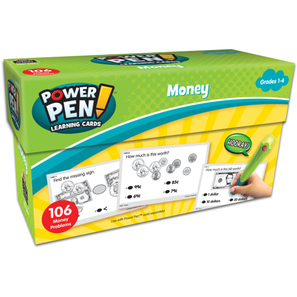 Teacher Created Power Pen Learning Cards: Money (TCR 6461)