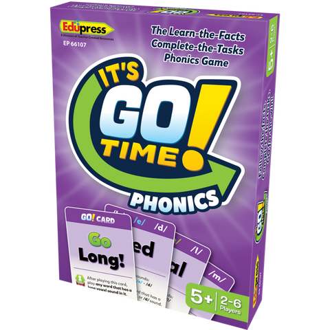 Edupress It's GO Time Phonics Card Game (EP 66107)