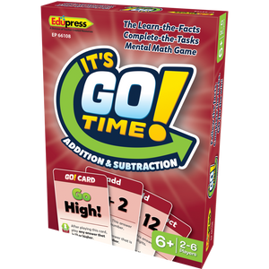 Edupress It's GO Time Addition and Subtraction Card Game (EP 66108)
