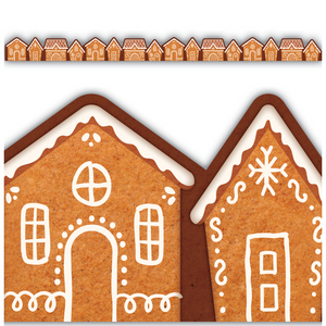Teacher Created Gingerbread Houses Die-Cut Border Trim, 12 Count (TCR 6751)