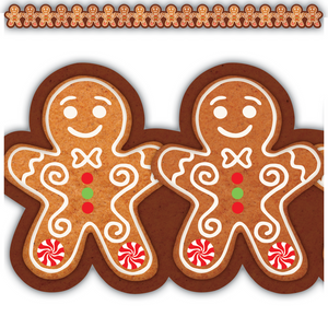 Teacher Created Resources Gingerbread Cookies Die-Cut Border Trim (TCR 6773)
