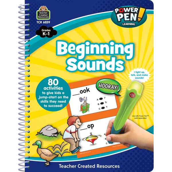Teacher Created Resources Power Pen Learning Book: Beginning Sounds (TCR 6859)