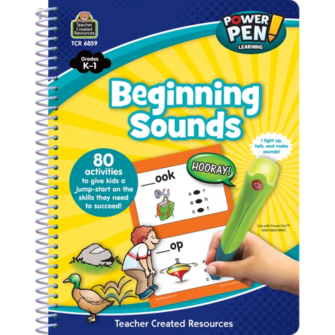 Teacher Created Resources Power Pen Learning Book: Beginning Sounds (TCR 6859)
