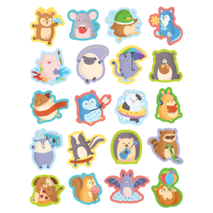 Teacher Created Resources Cute Critters Stickers (TCR 7086)