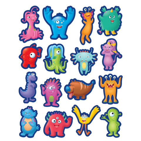 Teacher Created Resources Monsters Stickers (TCR 7087)