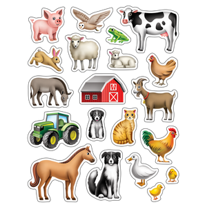 Teacher Created Resources Farm Stickers (TCR 7090)