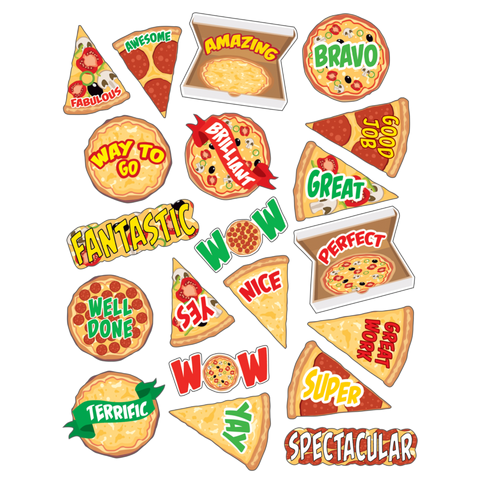 Teacher Created Resources Pizza Stickers (TCR 7091)