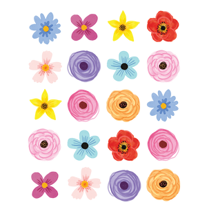 Teacher Created Resources Wildflowers Stickers (TCR 7092)