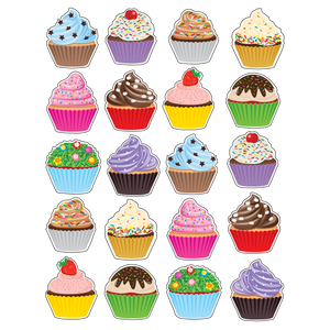 Teacher Created Resources Cupcakes Stickers (TCR 7094)