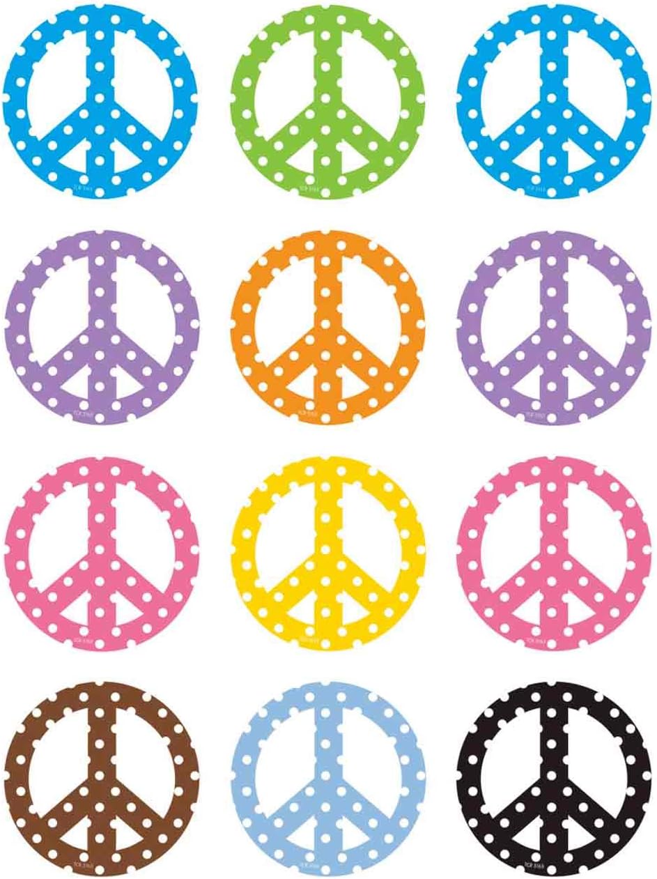 Teacher Created Resources Peace Sign Mini Accents, 36 Pack (TCR 5163 ...