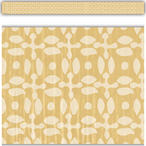 Teacher Created Resources Classroom Cottage Buttercup Straight Border Trim (TCR 7180)