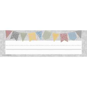 Teacher Created Classroom Cottage Flat Name Plates, Pack of 36 (TCR 7191)