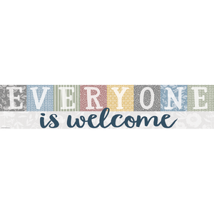 Teacher Created Resources Classroom Cottage Everyone is Welcome Banner (TCR 7193)