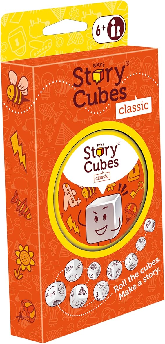 Asmodee Rory's Story Cubes Storytelling Game For Ages 6+ (ASMRSC 301EN)