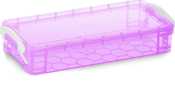 Enday Stackable Pencil Case Multipurpose Utility Box, Assorted Colors