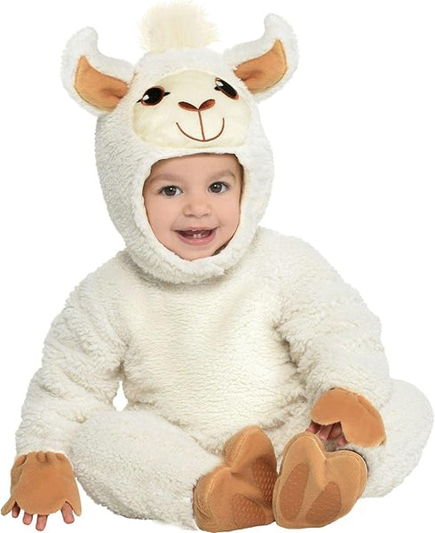 Amscan Lovable Llama Costume, Infant 6-12 Months (8406670)