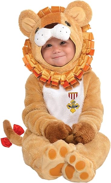 Amscan Cowardly Lion Costume, Infant 18-24 Months (8409855)