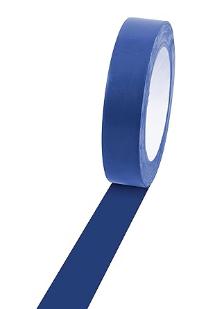 Champion Sports Vinyl Tape, 1" Wide x 36 Yards Long, Blue (CS 00033)