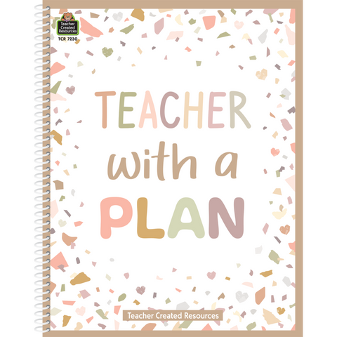 Teacher Created Resources Terrazzo Tones Teacher Planner (TCR 7230)