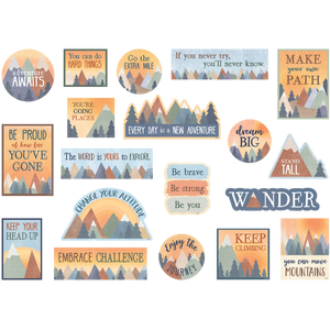 Teacher Created Moving Mountains Magnetic Positive Sayings (TCR 77591)