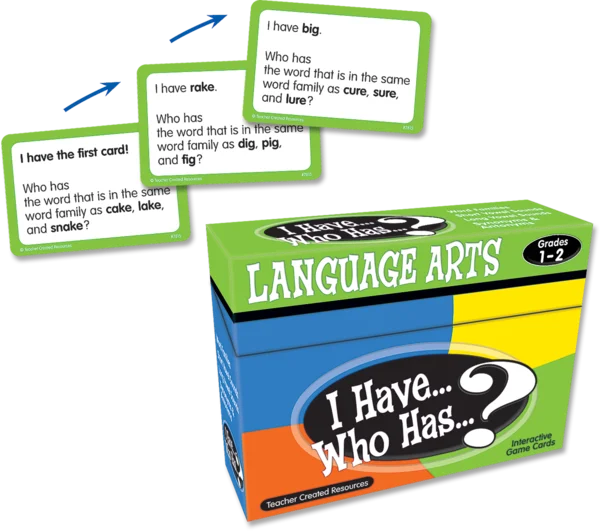 Teacher Created Resources I Have, Who Has language Arts Game Grades 1-2 (TCR 7815)
