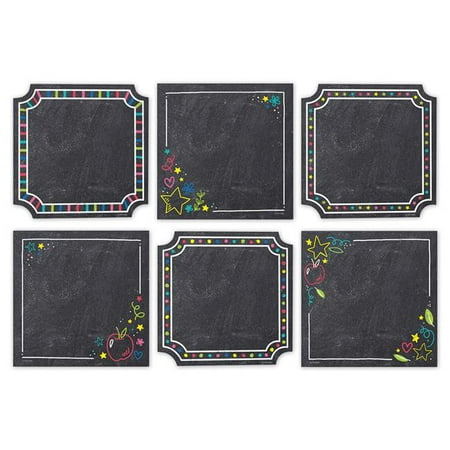 Creative Teaching Press Colorful Chalk Cards Designer Cut Outs (CTP 10884)