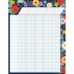 Teacher Created Resources Wildflowers Incentive Chart (TCR 7915)