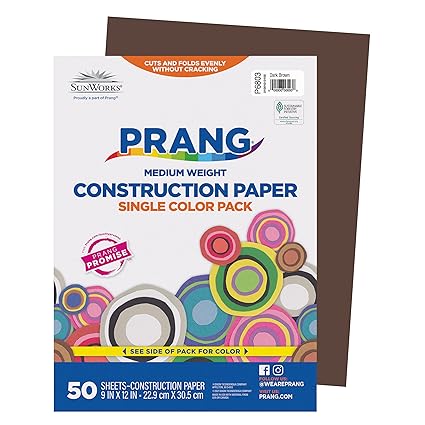 Pacon SunWorks Construction Paper, 9" X 12", 50 Sheets