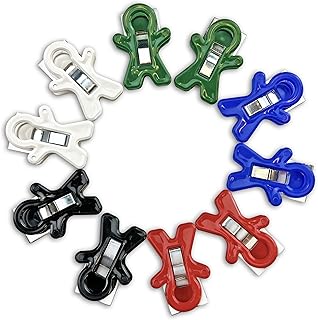 The Pencil Grip Magnet Man Magnetic Clips Assorted Colors, Pack of 10 (TPG 13201)