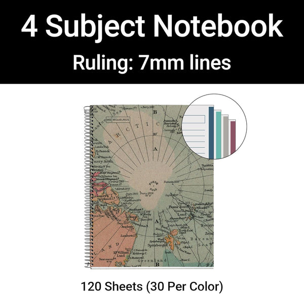 Miquel Rius Recycled 4SUB US EcoMap 120 SHT (MR 6255)