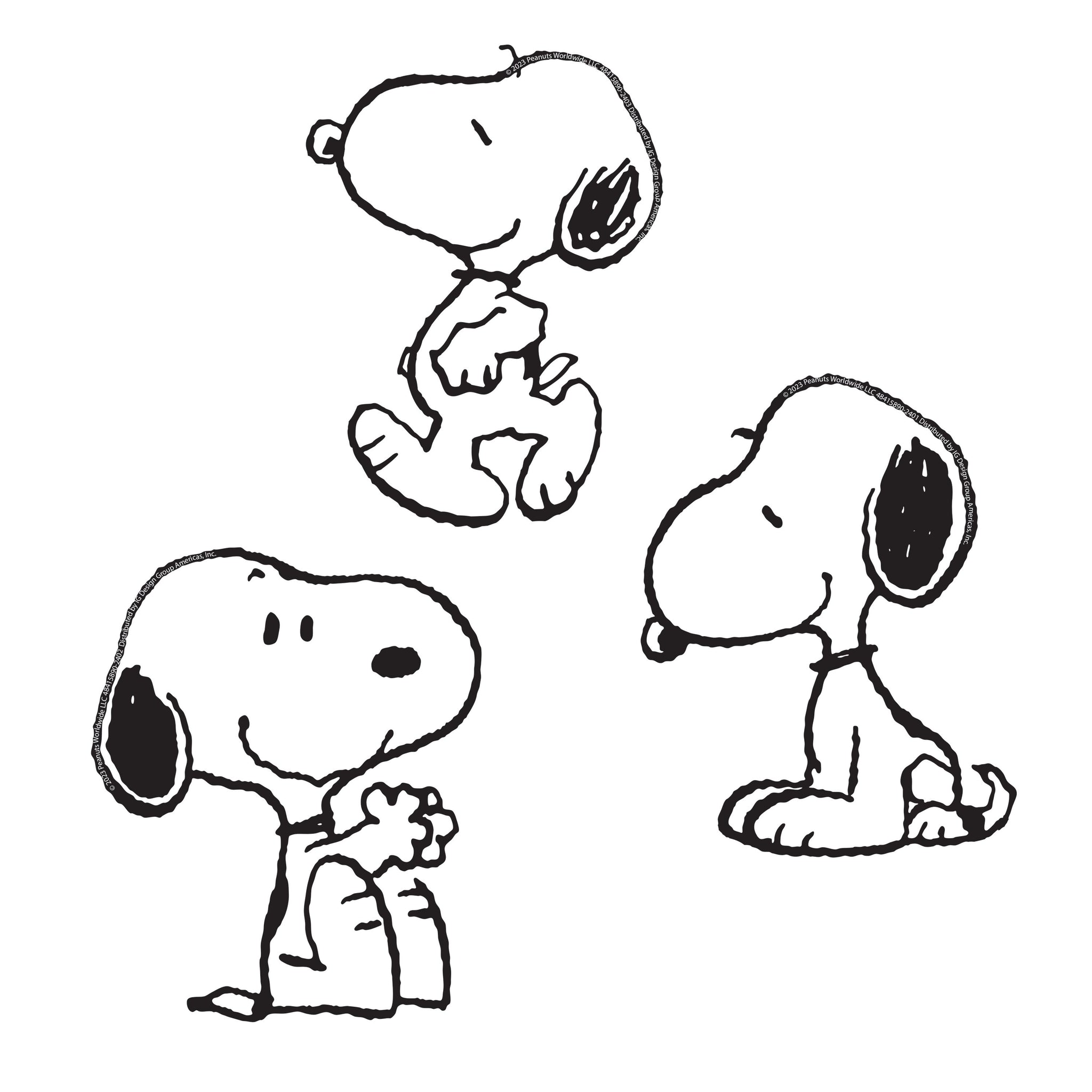 Eureka Peanuts Snoopy Cut Outs, Pack of 36 (EU 841589)