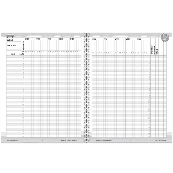 Teacher Created Resources Moving Mountains Road Trip Record Book (TCR 8449)