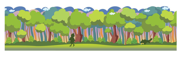 Eureka Once Upon A Dream Forest Extra Wide Deco Trim (EU 846360)