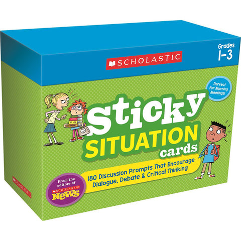 Scholastic News Sticky Situation Cards Grades 1-3 (SC 716845)