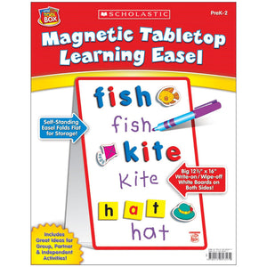 Scholastic Little Red Tool Box Magnetic Tabletop Learning Easel (SC 989357)
