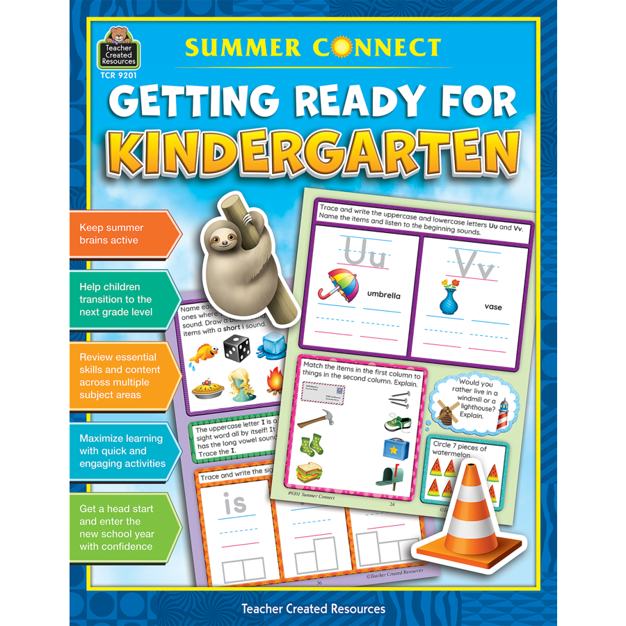 Teacher Created Resources Summer Connect: Getting Ready for Kindergarten (TCR 9201)