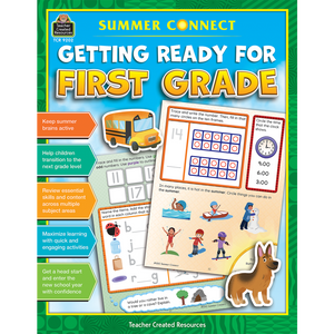 Teacher Created Resources Summer Connect: Getting Ready for First Grade (TCR 9202)