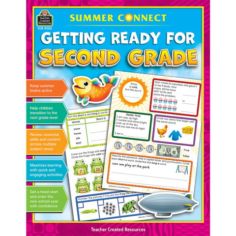 Teacher Created Resources Summer Connect: Getting Ready for Second Grade (TCR 9203)