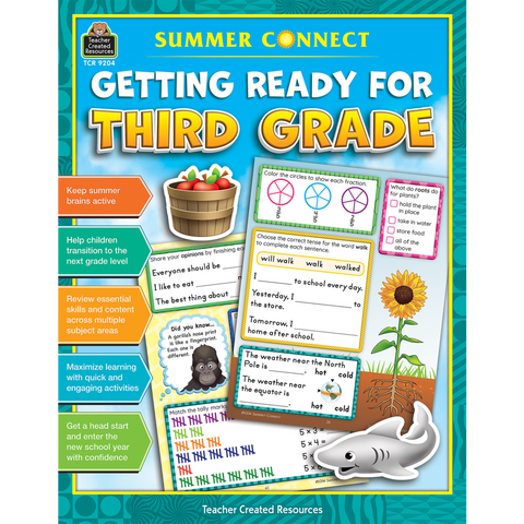 Teacher Created Resources Summer Connect: Getting Ready for Third Grade (TCR 9204)