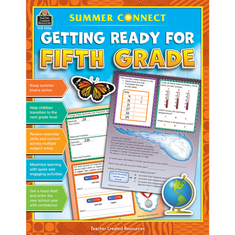 Teacher Created Resources Summer Connect: Getting Ready for Fifth Grade (TCR 9206)