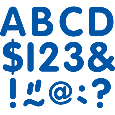 Teacher Created Blue 2" Classic Letters Uppercase Pack (TCR 9214)