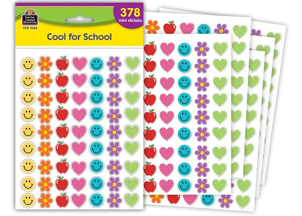 Teacher Created Resources Cool for School Mini Stickers (TCR 9325)