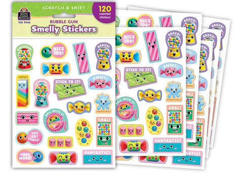 Teacher Created Resources Bubble Gum Smelly Stickers (TCR 9446)