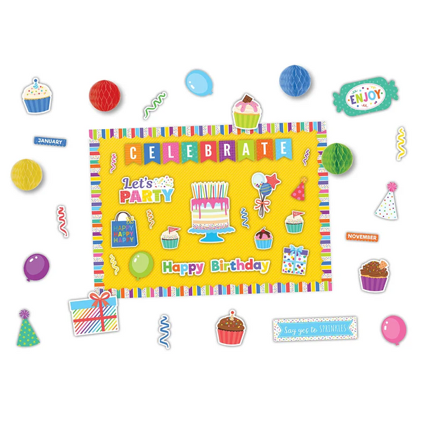 Teacher Created Resources Colorful Happy Birthday Create & Decorate Quick Kit (TCR 9465)