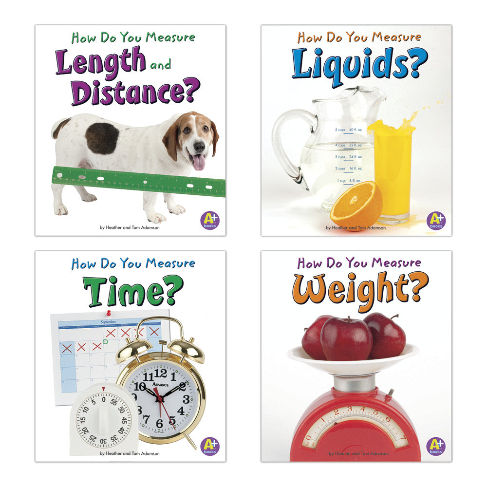 Capstone Press How Do You Measure? Measure It! Book Set of 4 (CAP 9781 ...