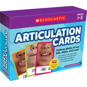 Scholastic Articulation Cards (SC 749897)