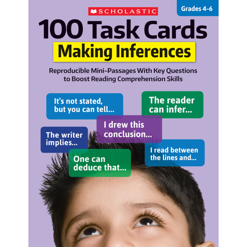 Scholastic 100 Task Cards, Making Inferences (SC 860316)